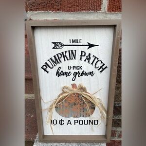 Fall/ pumpkin wall hanging